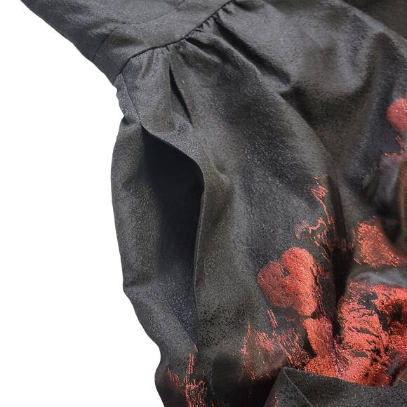 Cynthia Steffe Metallic Floral Dress Size 4 - Picture 9 of 14